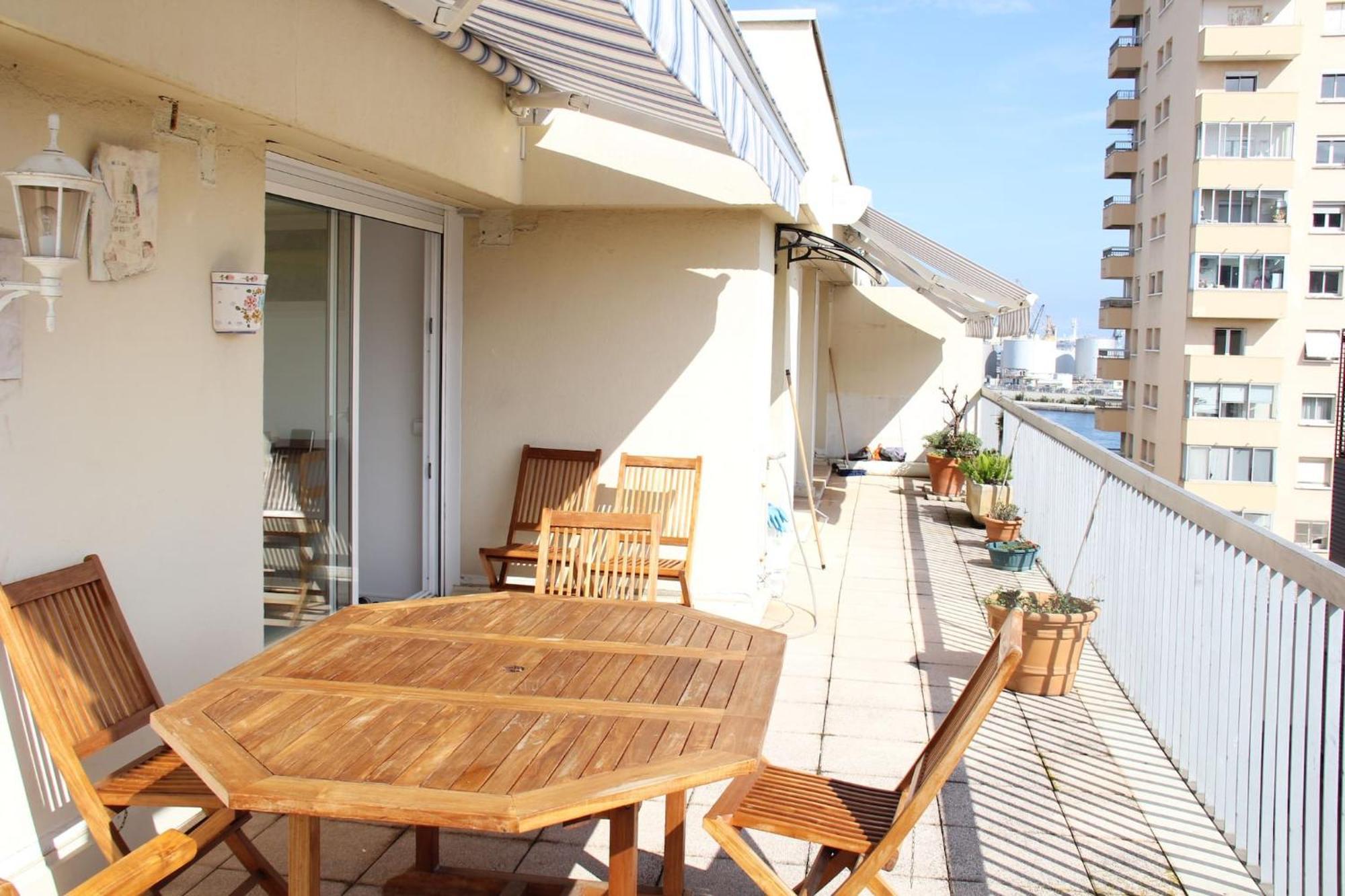 Sete - Bel Appartement 4 Etoiles Avec Terrasse Vue Saint Clair - Plein Centre - Garage ภายนอก รูปภาพ